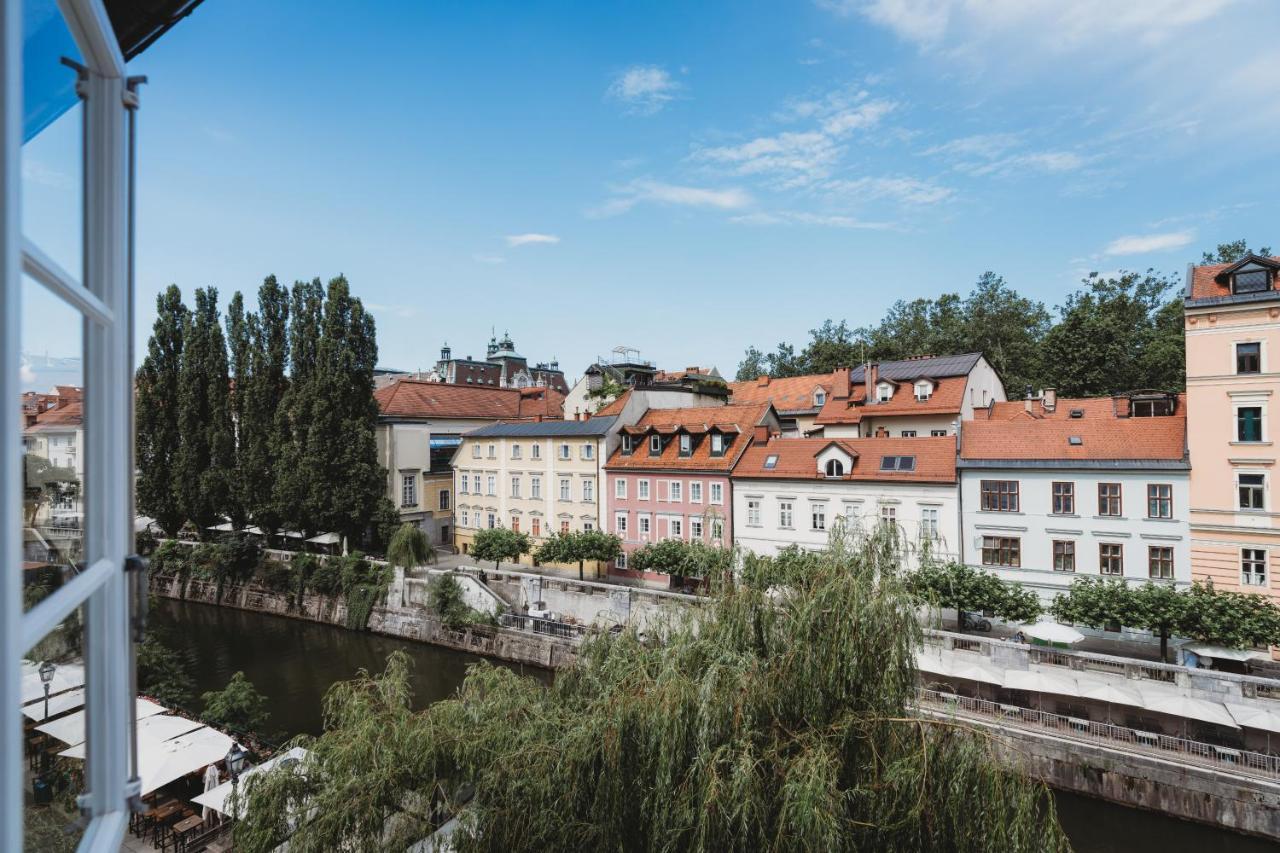 Romantic Jump Studio Overlooking River, Free Parking Ljubljana Eksteriør bilde